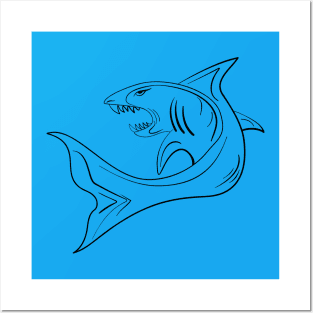 Shark Posters and Art